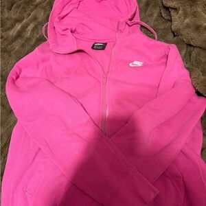 Pink Nike zip up